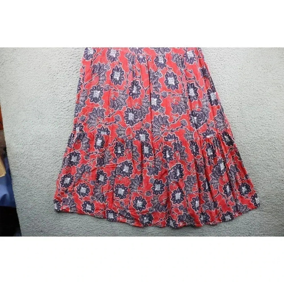 Knox Rose Floral Midi Dress-Size Small-Pheasant-Bohemian-100% Rayon-Soft - Picture 4 of 9